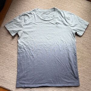 Abercrombie Kids Fade Crew Neck Tee- Soft Green to Sky Blue